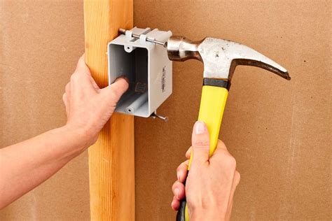 how to place electrical box|putting electrical box existing drywall.